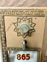 Load image into Gallery viewer, Vintage 1962 Keyless Lock Co. Post Office Box Door - No. 865