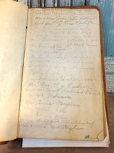 Load image into Gallery viewer, Vintage Wood Guest Book 1940s