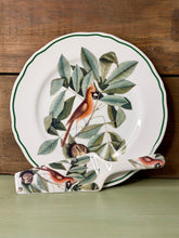 Load image into Gallery viewer, Williamsburg Red Bird Cake Plate & Server Andrea by Sadek, Japan, Cardinal Botanical