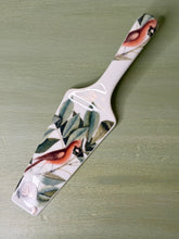 Load image into Gallery viewer, Williamsburg Red Bird Cake Plate & Server Andrea by Sadek, Japan, Cardinal Botanical