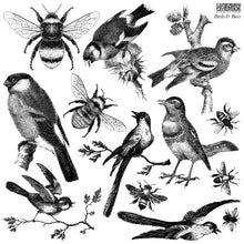 Load image into Gallery viewer, Birds & Bees IOD Decor Stamp