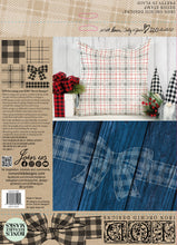 Load image into Gallery viewer, Pretty in Plaid Decorative Stamp *Retired*