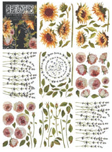 Load image into Gallery viewer, Painterly Florals IOD Decor Transfer