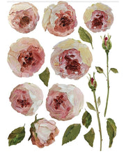 Load image into Gallery viewer, Painterly Florals IOD Decor Transfer