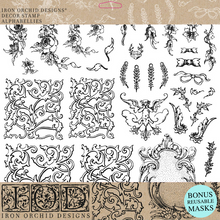 Load image into Gallery viewer, Alphabellies IOD Decor Stamp