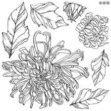 Load image into Gallery viewer, Chrysanthemums IOD Decor Stamp *Retired*