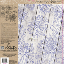 Load image into Gallery viewer, Chrysanthemums IOD Decor Stamp *Retired*