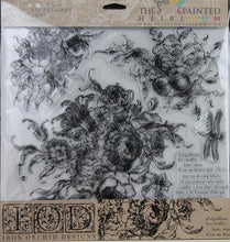 Load image into Gallery viewer, Rose Toile IOD Decor Stamp