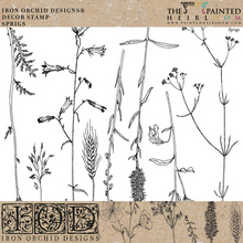 Load image into Gallery viewer, Sprigs IOD Decor Stamp