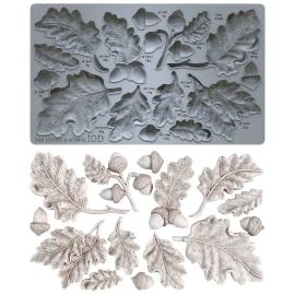 Oak Leaves & Acorns IOD Decor Mould