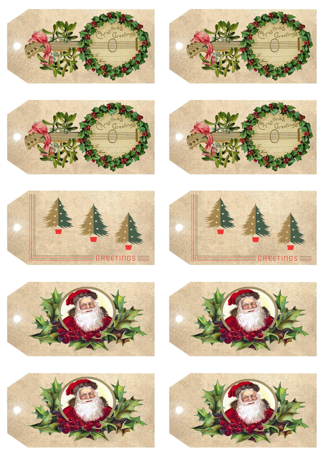Christmas Tags - JRV Designs (8.5
