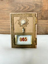 Load image into Gallery viewer, Vintage 1962 Keyless Lock Co. Post Office Box Door - No. 865
