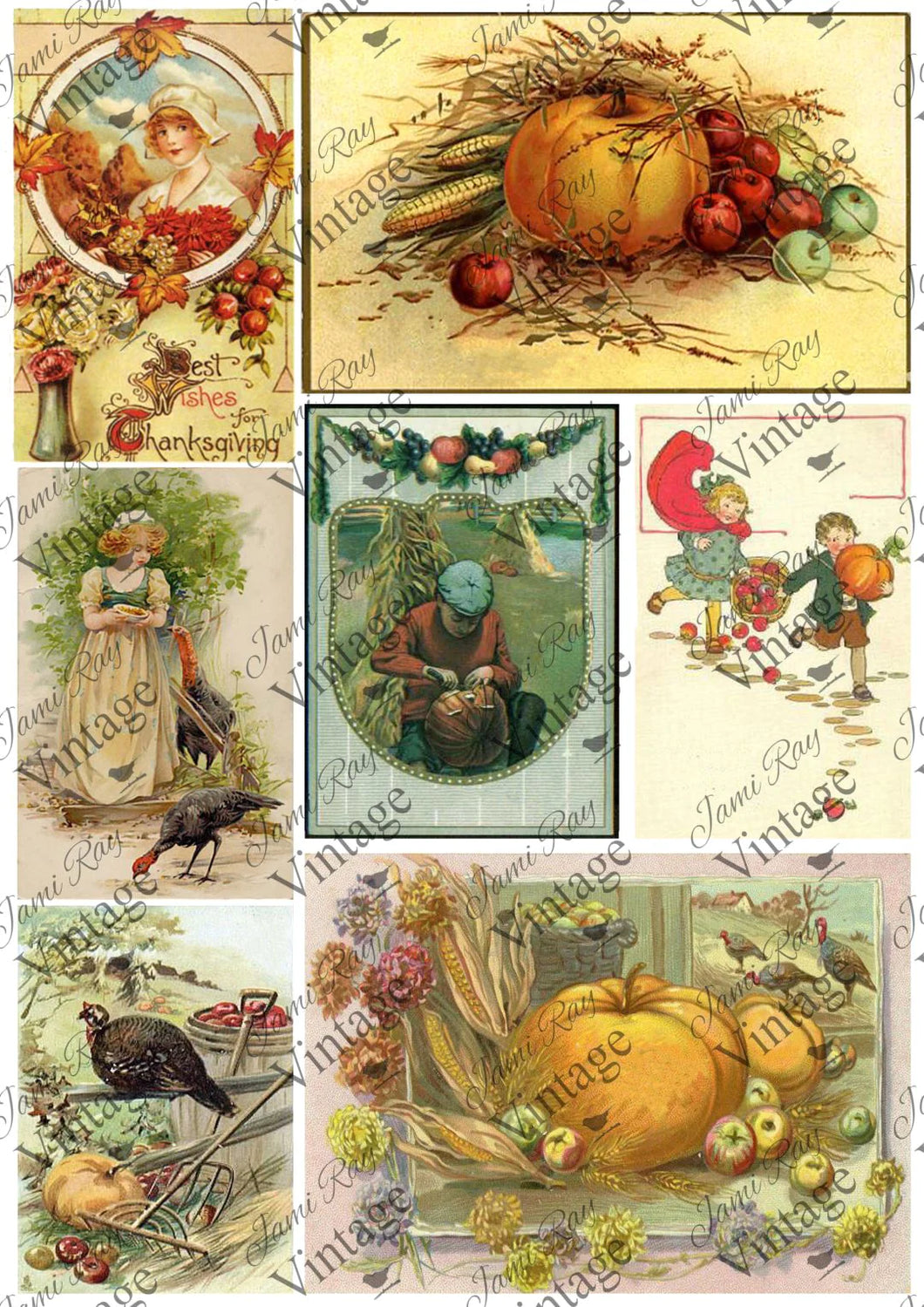Fall Cards - JRV Rice Paper (8.25