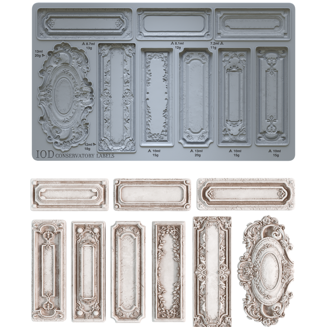 Conservatory Labels IOD Mould *New Release*