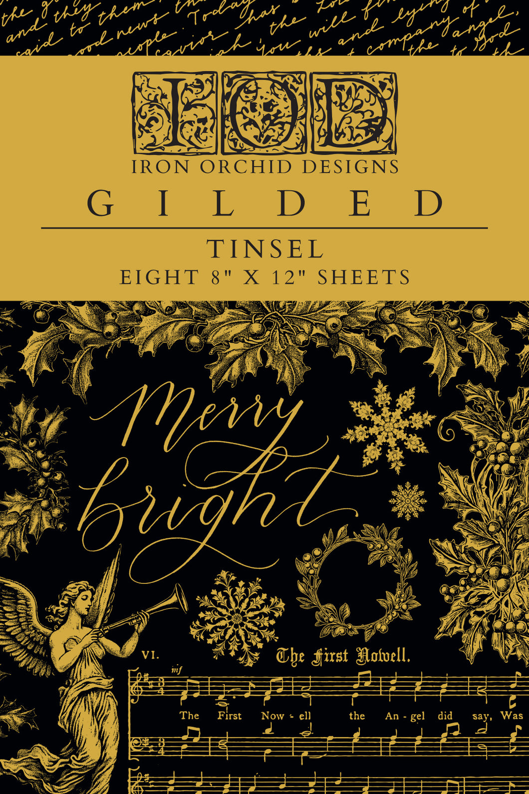 Tinsel IOD Foil Decorative Transfer *Limited Release*