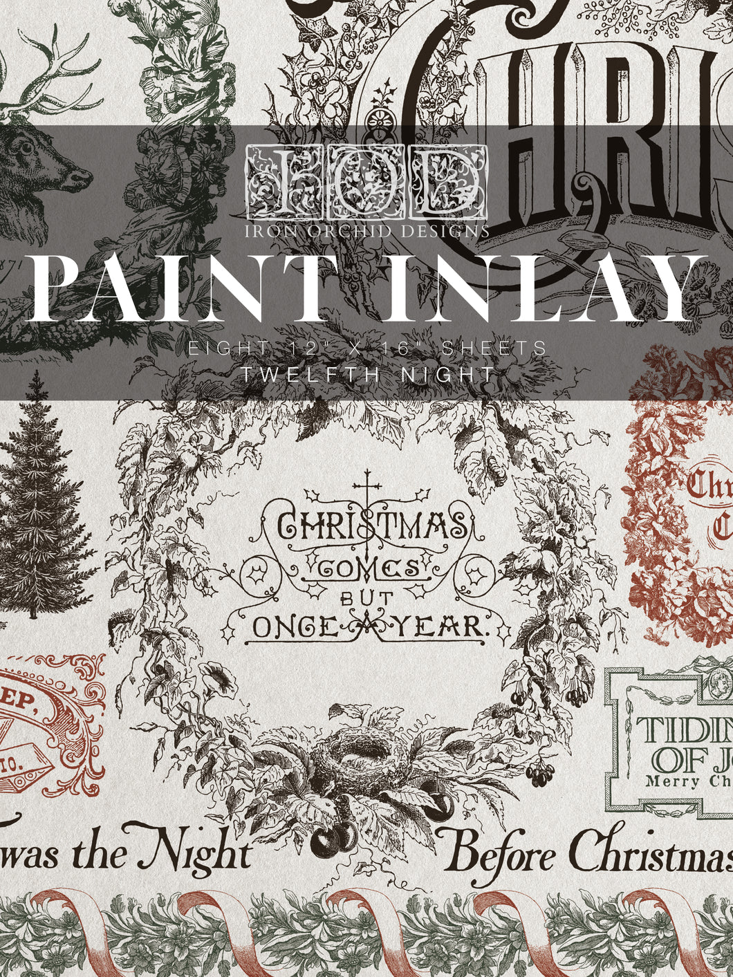 Twelfth Night IOD Paint Inlay *New Release*