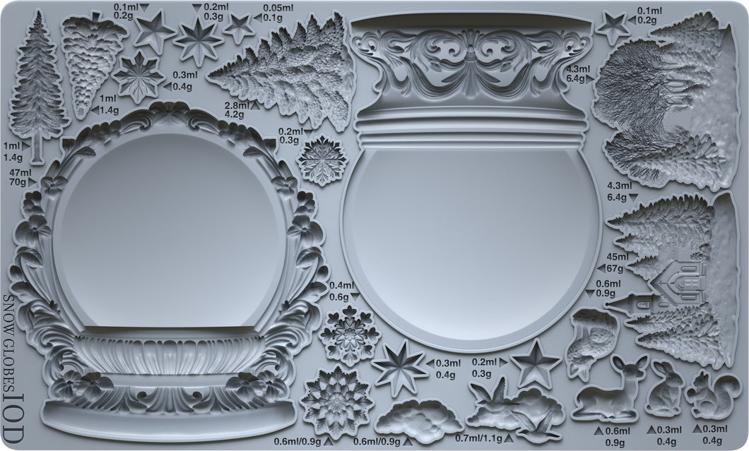 Snow Globes IOD Decor Mould *New Release*