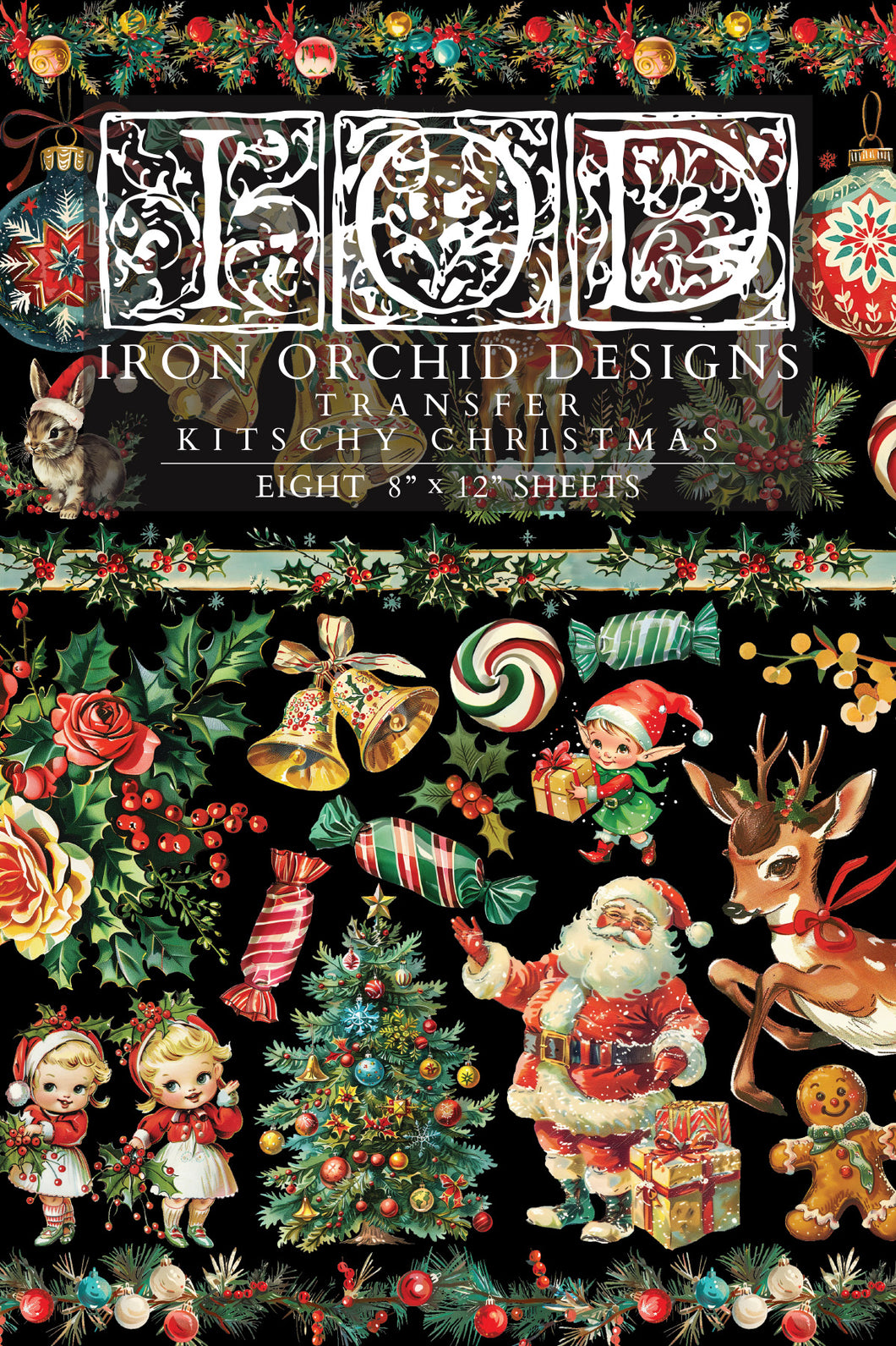 Kitschy Christmas IOD Decor Transfer *Limited Release*