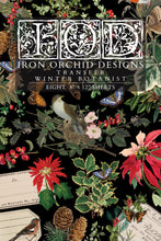 Load image into Gallery viewer, Winter Botanist IOD Decor Transfer *New Release*
