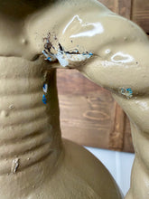Load image into Gallery viewer, Folk Art Pottery Jug, Twisted Handle, Hand Thrown, Earthenware, Primitive
