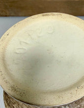 Load image into Gallery viewer, Vintage West German Figural Relief Vases, Cream - Brown - Gold Ceramic Pair (1960s-70s)
