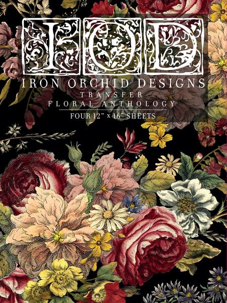 Floral Anthology IOD Decor Transfer